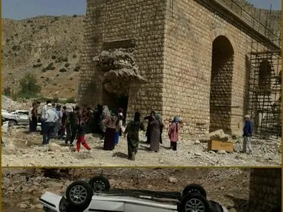 2 کشته و مجروح براثر سقوط سمند از پل بابازید پلدختر/ هیچ تابلوی هشداری در ابتدای مسیر نصب نشده بود
