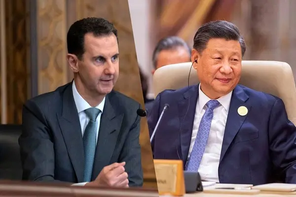 شی جین‌پینگ و بشار اسد دیدار کردند