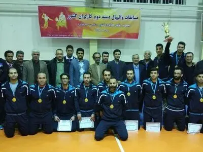 فولاد گیلان قهرمان مسابقات والیبال دسته دوم کارگران کشور گرامیداشت دهه فجر شد