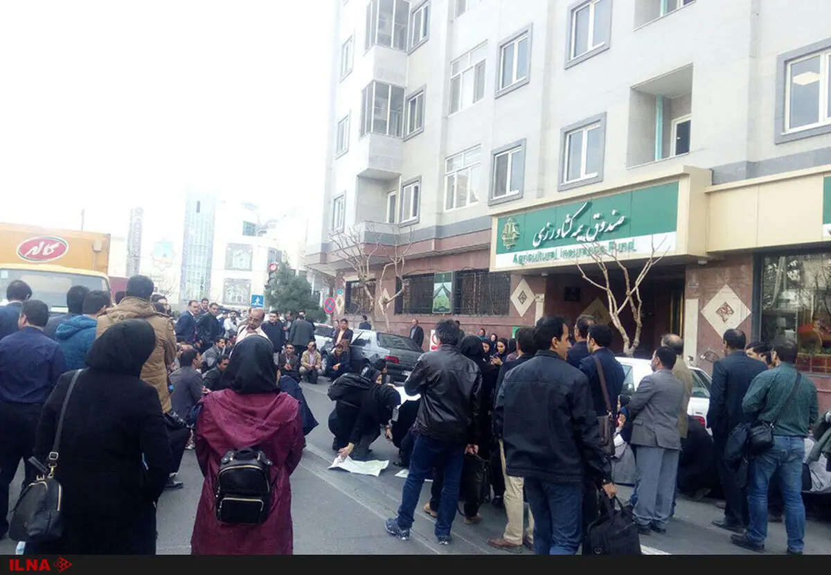 تجمع کارگزاران صندوق بیمه کشاورزی در تهران/معترضان: ما را اسیر شرکت‌های خصوصی نکنید