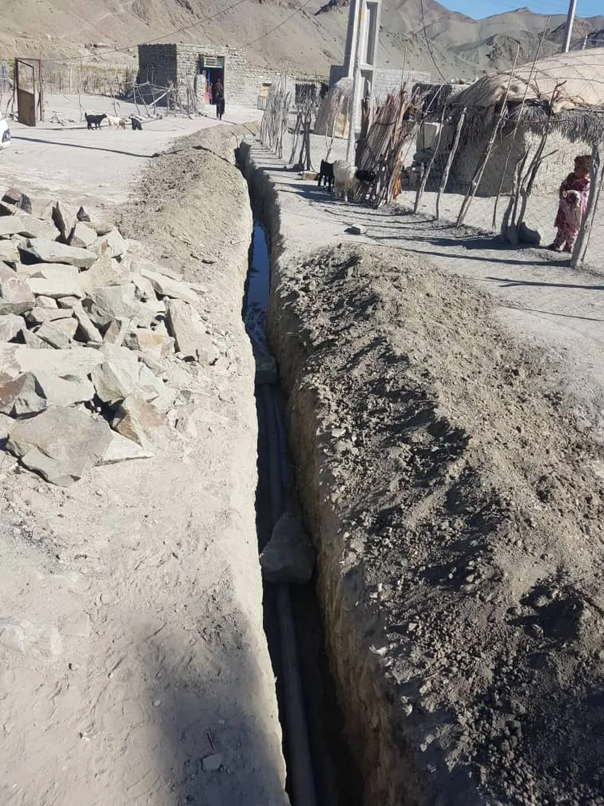 بهره مندی ۶۶ خانوار روستای زمین حسن بشاگرد از آب پایدار