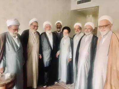 دیدار اعضای شورای مرکزی مجمع مدرسین و محققین حوزه علمیه قم با مهدی کروبی