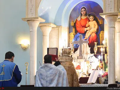 The 2019 ceremony at Holy Truman Church