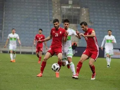 گزارش تصویری از دیدار ایران - الجزایر