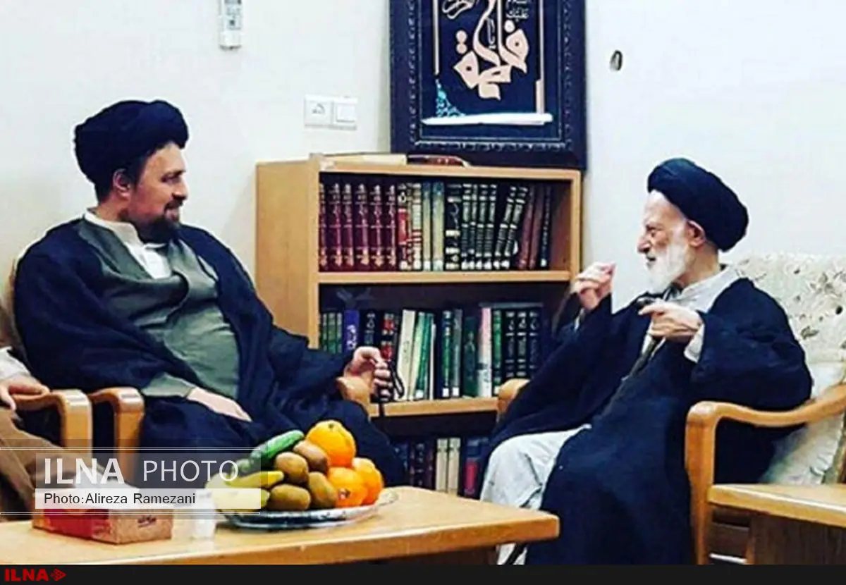 سیدحسن خمینی از آیت الله شبیری زنجانی عیادت کرد