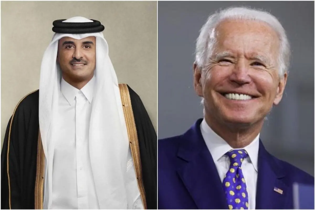 گفت‌وگوی تلفنی رئیس‌جمهوری آمریکا و امیر قطر درباره تحولات افغانستان