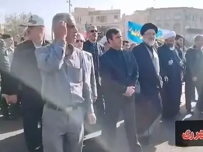 طنین ‌فریاد مرگ بر آمریکا در شهرری + فیلم