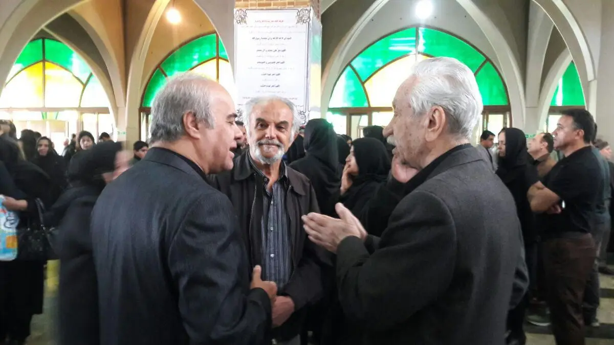 فریده و حسین توفیق همزمان در بهشت زهرا به خاک سپرده می‌شوند+تصاویر