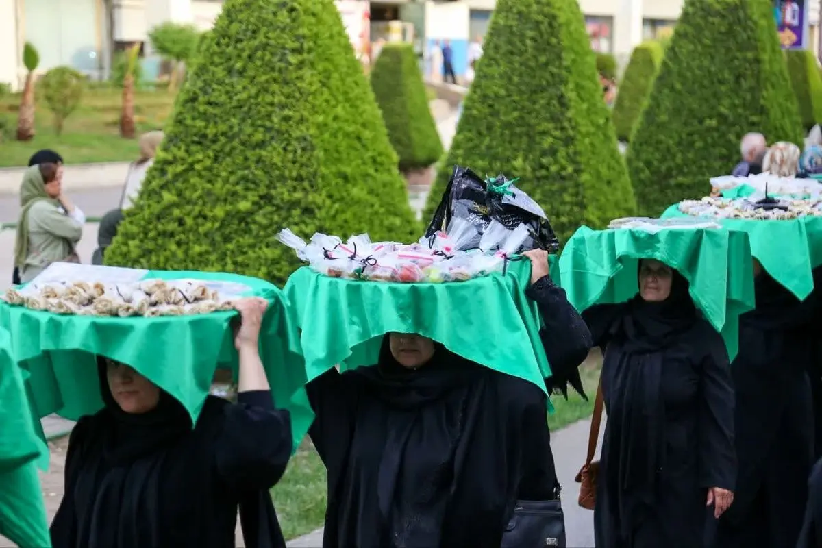 آیین سنتی «مجمعبَران» و مراسم تعزیهخوانی در منطقه آزاد انزلی برگزار شد