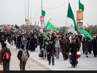 فیلم / آغاز پیاده روی زائرین کربلا