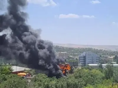 آتش سوزی در شهربازی باغلار باغی تبریز