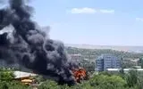 آتش سوزی در شهربازی باغلار باغی تبریز