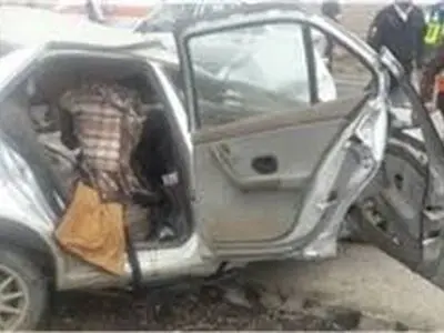 برخورد یک دستگاه سمند با لودر ۴ کشته به همراه داشت