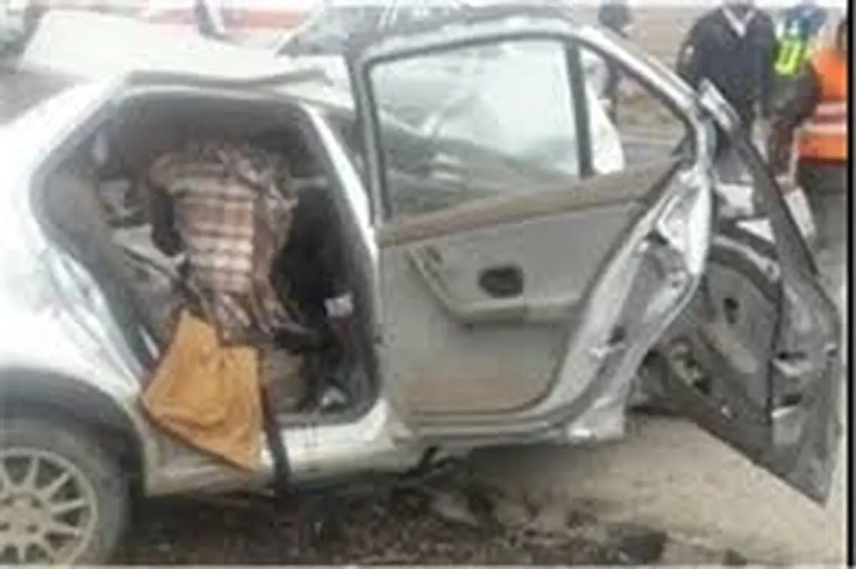 برخورد یک دستگاه سمند با لودر ۴ کشته به همراه داشت