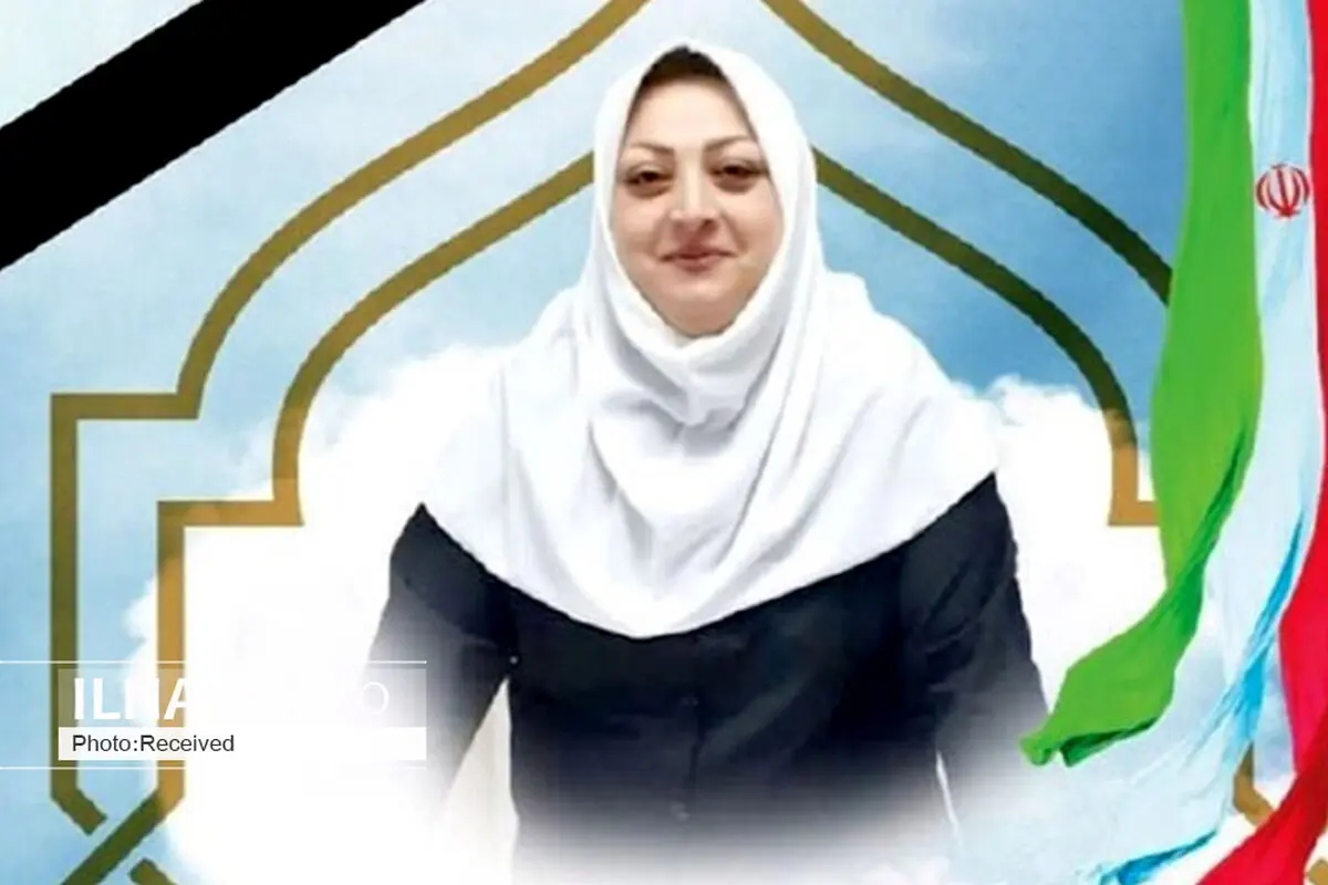تشیع پیکر شهیده مدافع سلامت در قزوین