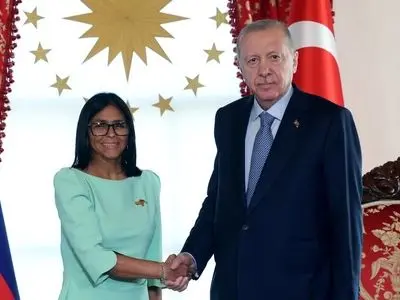 اردوغان با دلسی رودریگز دیدار کرد