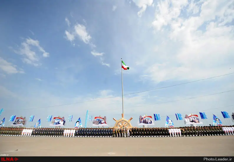 مراسم دانش آموختگی دانشجویان دانشگاههای افسری ارتش-نوشهر 