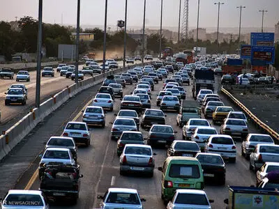 ترافیک سنگین در محورهای مواصلاتی شمال کشور