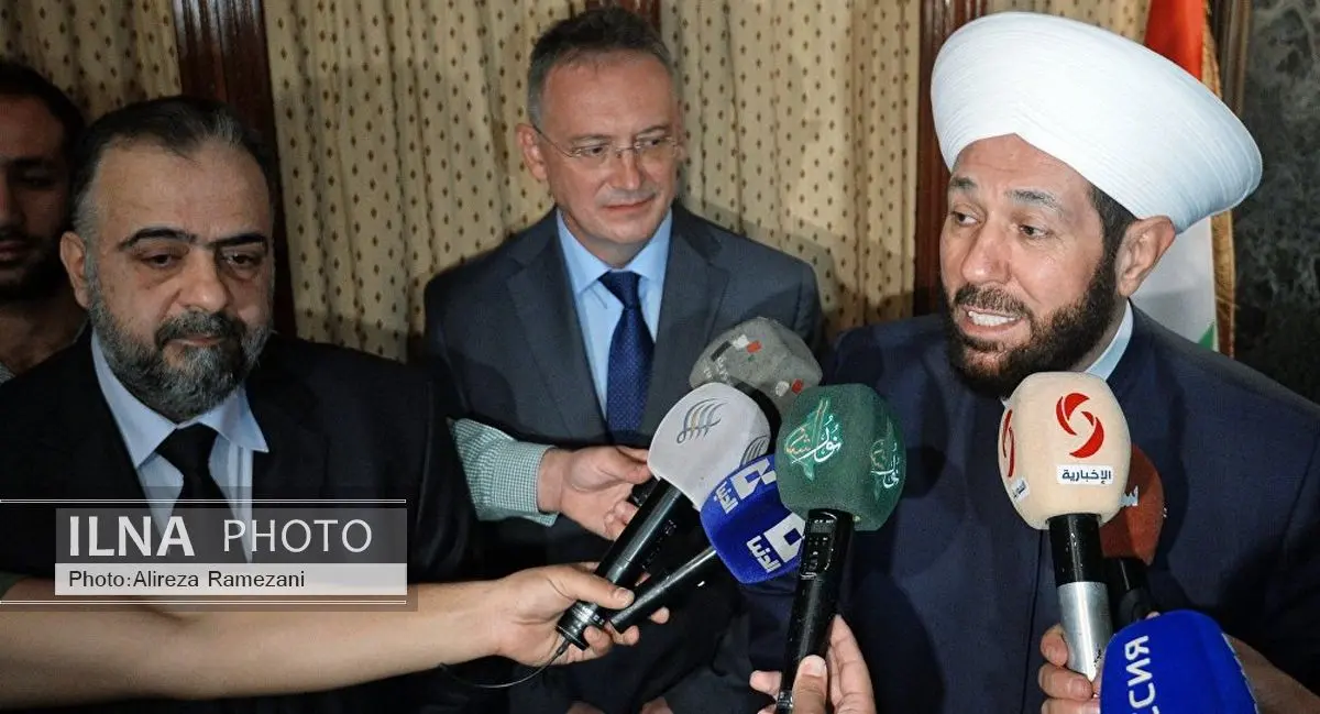مفتی سوری از اقدامهای صلح آمیز روسیه در سوریه قدردانی کرد