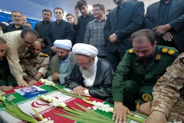 تشییع پیکر شهید حمله‌های ددمنشانه رژیم صهیونیستی؛ «ناصر اسدی‌دوست»