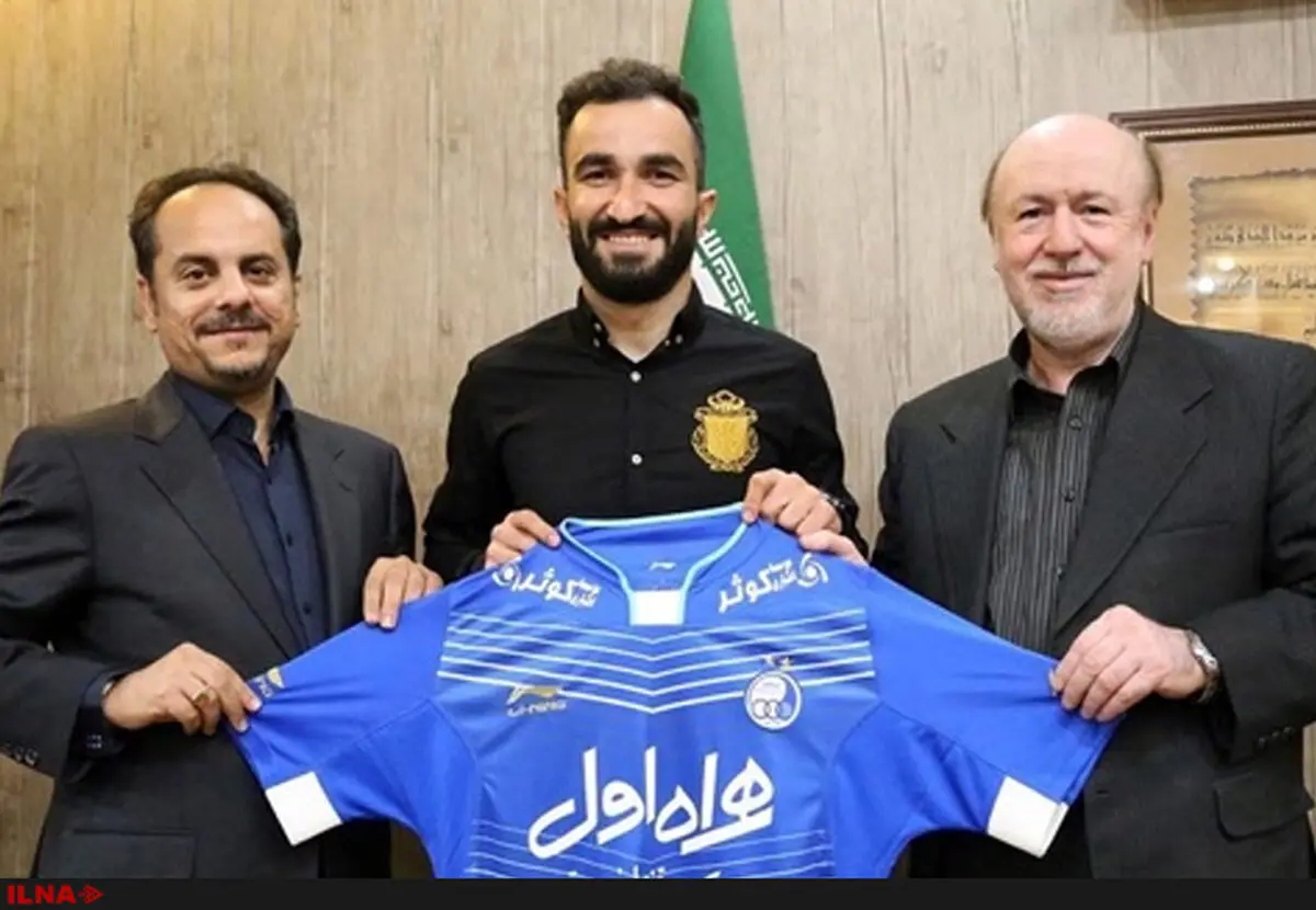 رونمایی از شجاعیان در تمرین استقلال (عکس)