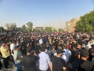 العراق: أنصار الإطار التنسیقی یحتشدون فی تظاهرة "الحفاظ على الدستور"