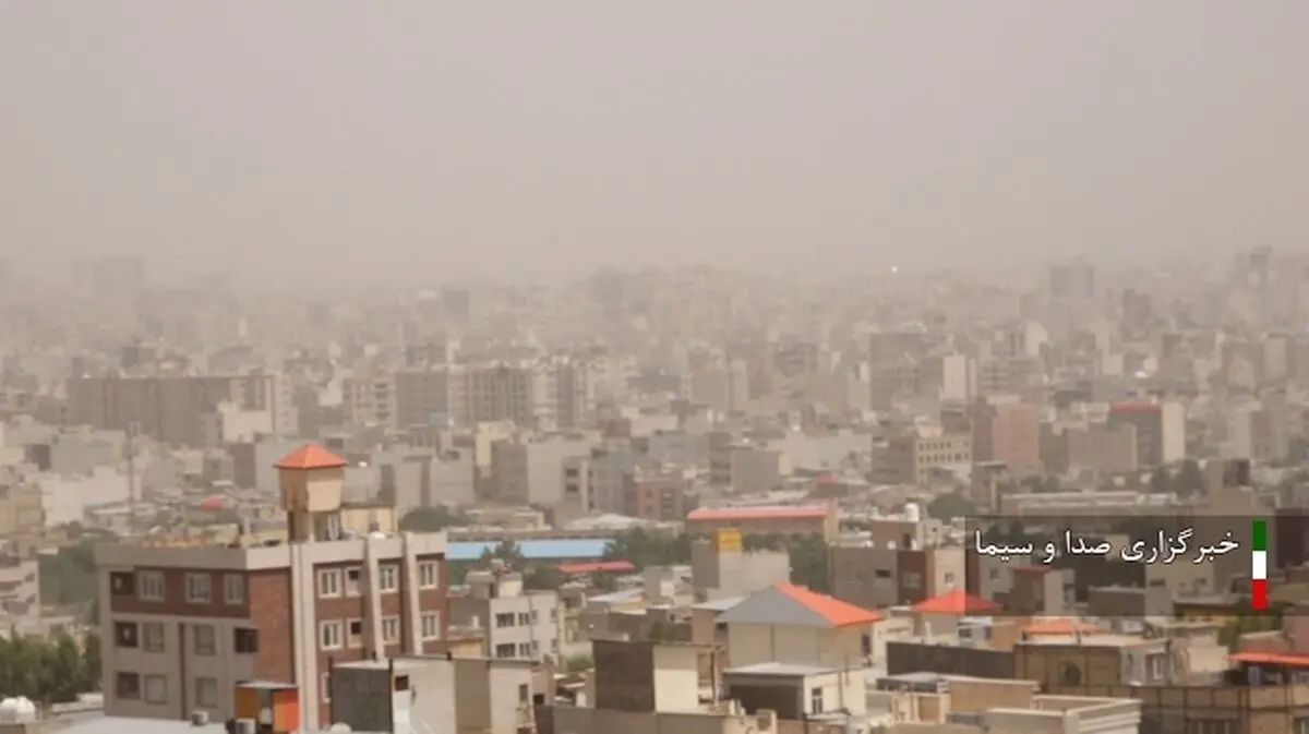 هشدار زرد نفوذ گرد و غبار به جو کرمانشاه
