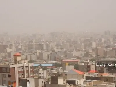 هشدار زرد نفوذ گرد و غبار به جو کرمانشاه