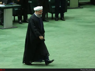 حضور رییس‌جمهور در مجلس برای ارائه لایحه بودجه ۹۸
