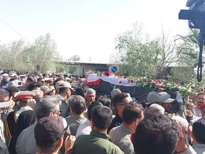 مراسم تشییع محیط بان شهید هدایت‌الله دیده‌بان در بهبهان برگزار شد 