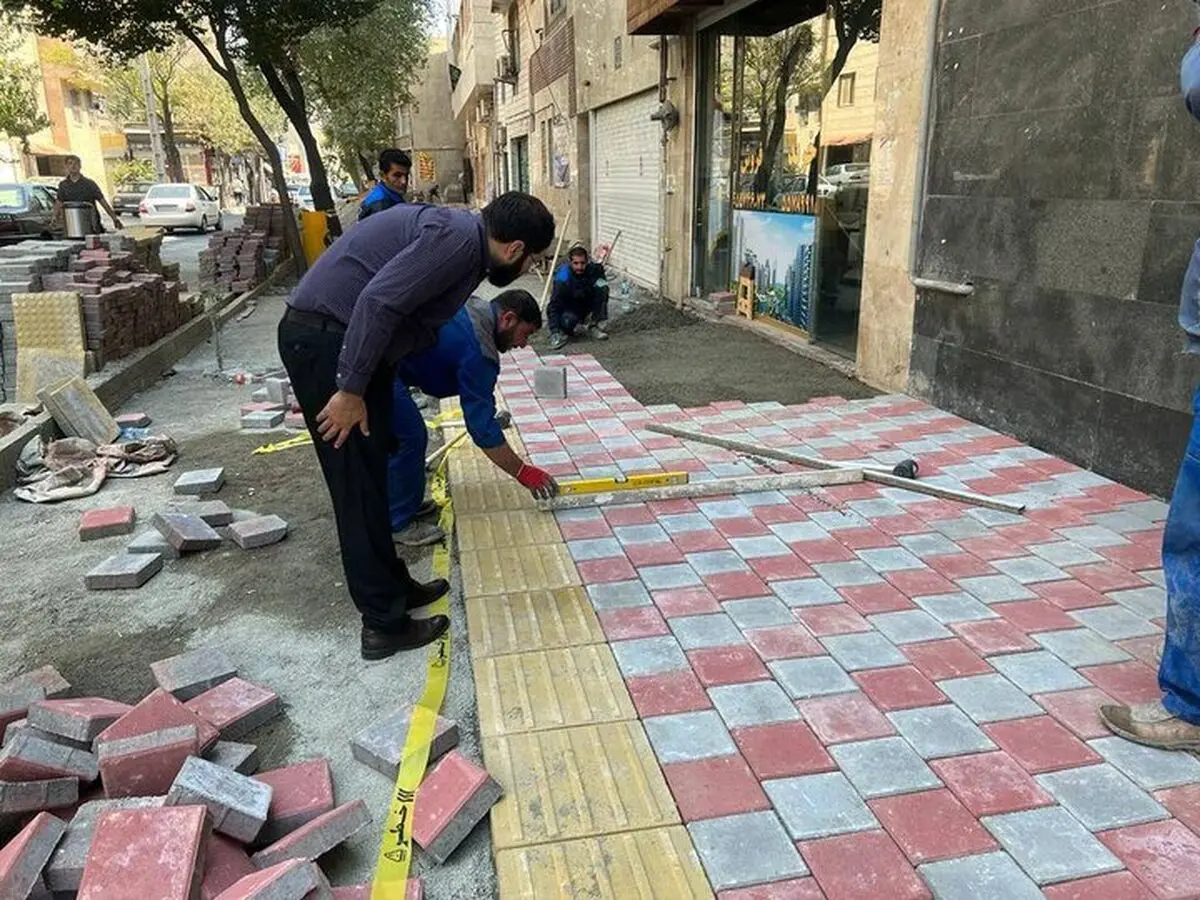 تحقق ۶۲ درصدی برنامه مناسب‌سازی معابر تهران