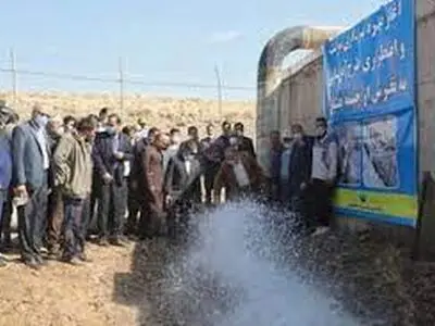 طرح اضطراری آبرسانی به تفرش از چشمه هفتیان بهره‌برداری شد 