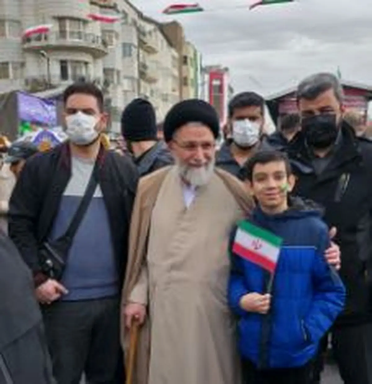 حضور وزیر اطلاعات در راهپیمایی ۲۲ بهمن