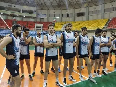 سعید معروف در تمرینات والیبال شهرداری ارومیه آفتابی شد