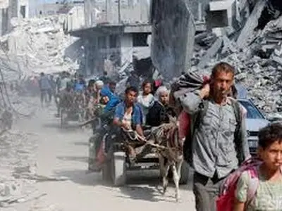 ساکنان غزه مجبور به ترک خانه‌هایشان شدند