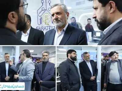 بازدید وزیر کار از شرکت فناوری اطلاعات رفاه ایرانیان