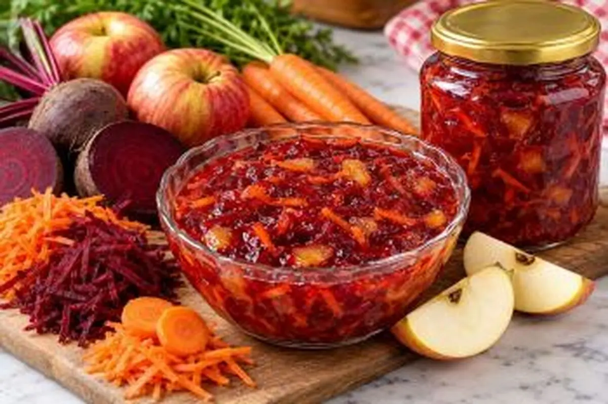 طرز تهیه مربای پاییزی با سه میوه ساده