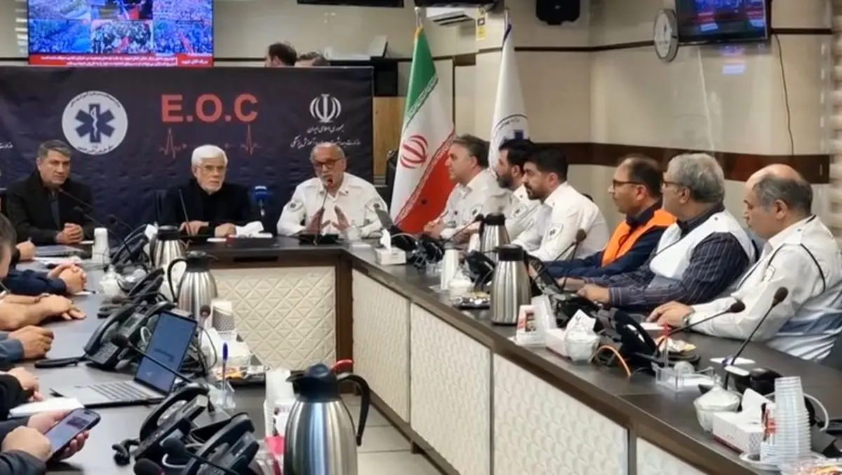 حضور عارف در اورژانس تهران