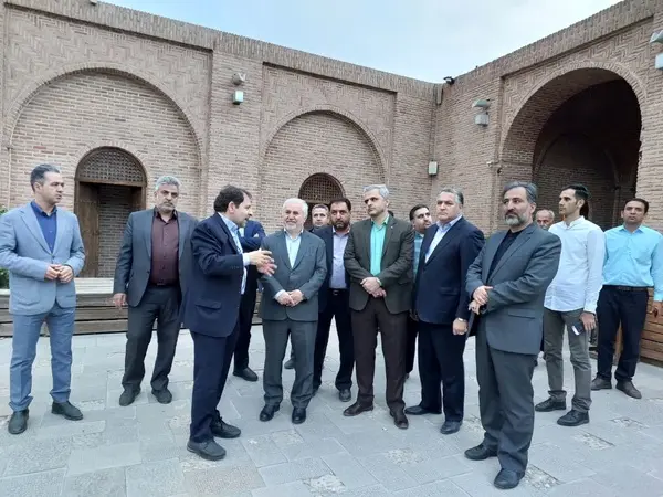 قائم مقام وزیر میراث فرهنگی از بناهای تاریخی قزوین بازدید کرد