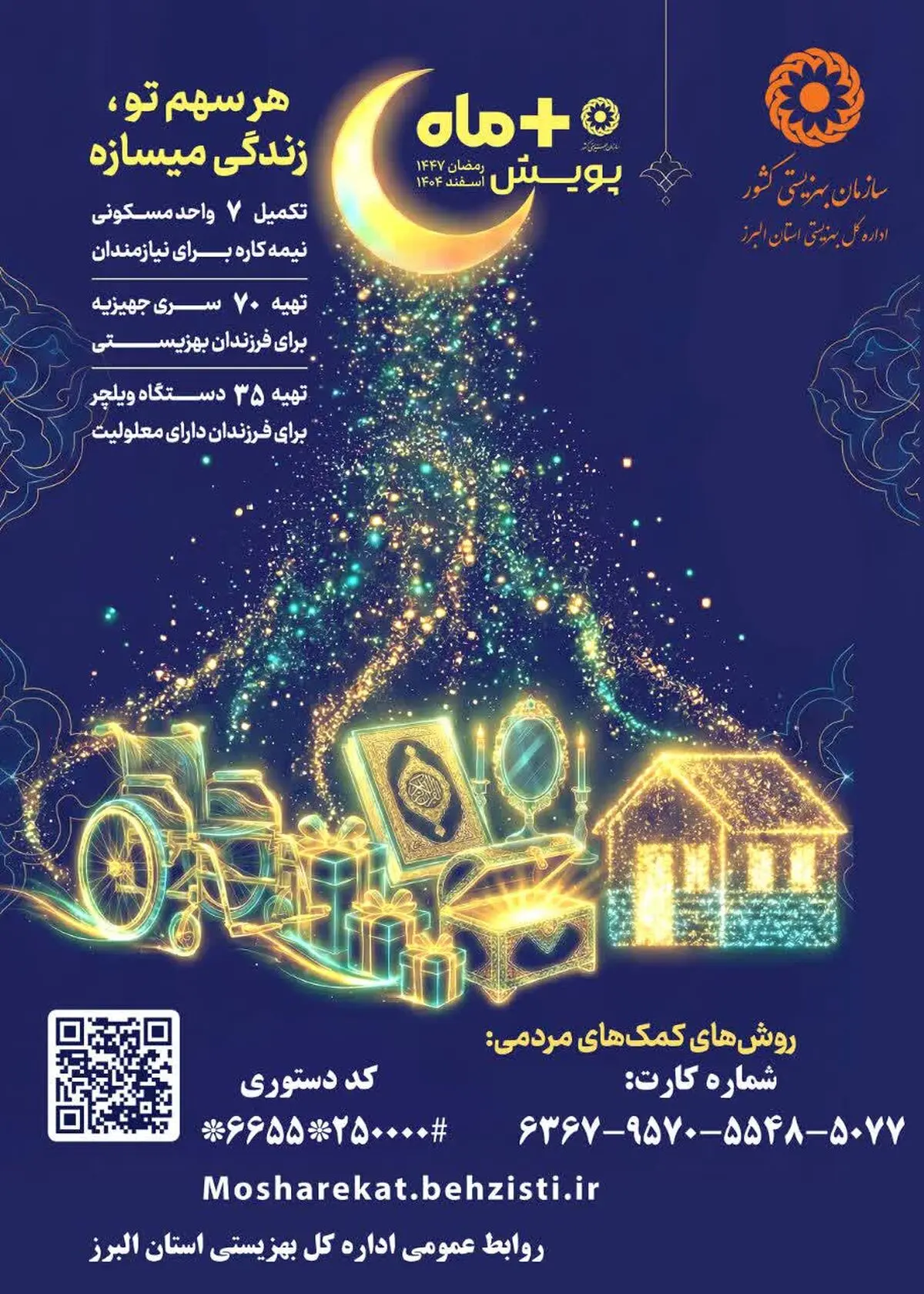 پویش «مثبت ماه» فرصتی برای تحقق امید نیازمندان است