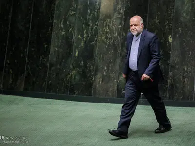 حضور بیژن زنگنه در صحن علنی مجلس شورای اسلامی