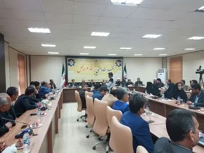 جلسه‌ی تودیع و معارفه فرمانداران اسبق و جدید شهرستان امیدیه برگزار شد