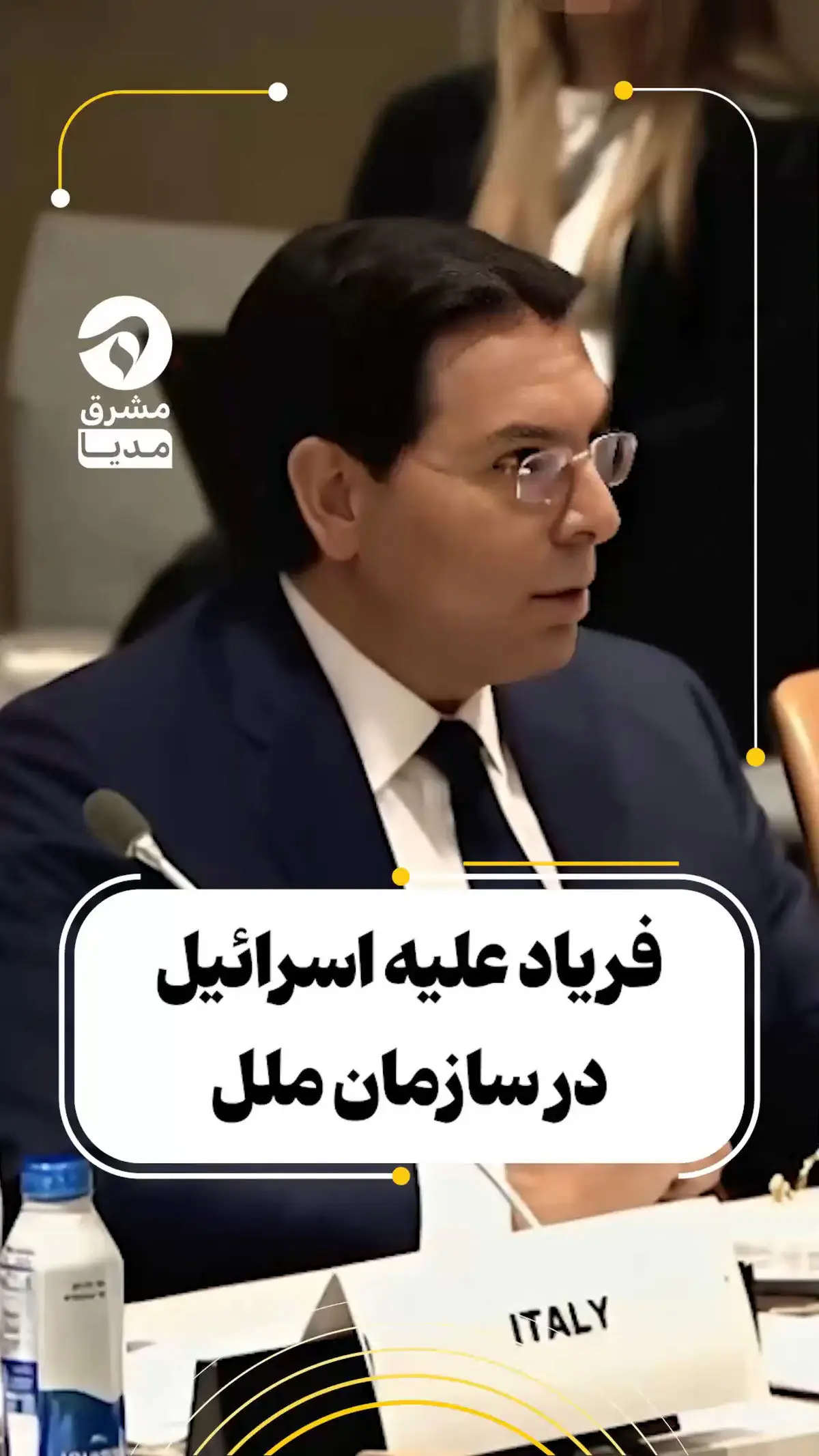 فریاد علیه اسرائیل در سازمان ملل + فیلم