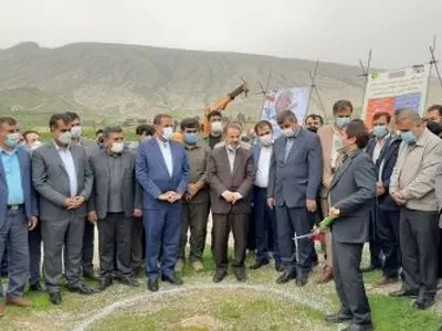 کلنگ زنی خط دومداره برق سردار شهید سلیمانی در کهگیلویه 