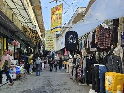 اجرای فاز اول طرح ساماندهی دستفروشان لنگرود در پارک بازار