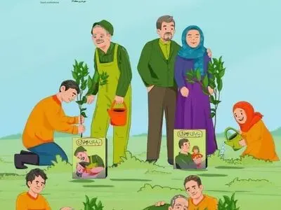 کاشت ۱۰۰۰ اصله نهال در بوستان جنگلی سرخه‌حصار به مناسبت میلاد حضرت علی (ع)