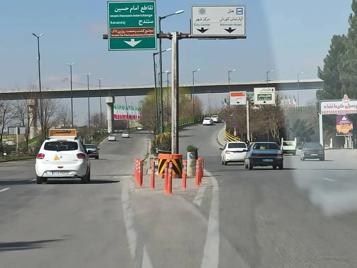 نصب کاشن تانک جهت ایمن‌سازی معابر شهری برای اولین بار در کرمانشاه