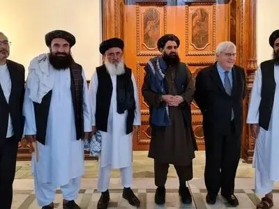 دیدار نماینده سازمان ملل با رئیس دفتر سیاسی طالبان