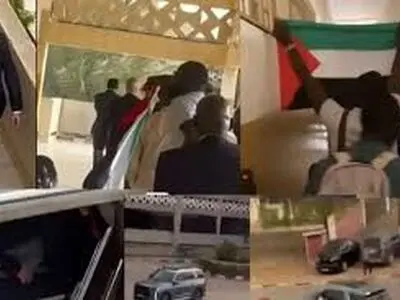دانشجویان سنگالی سفیر رژیم اسرائیل را از دانشگاه بیرون کردند/فیلم
