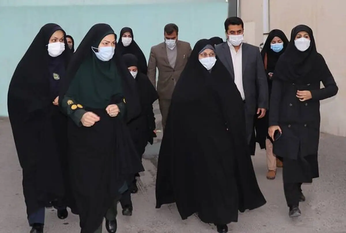 بازدید معاون رئیس جمهور در امور زنان و خانواده از کلانتری بانوان مشهد